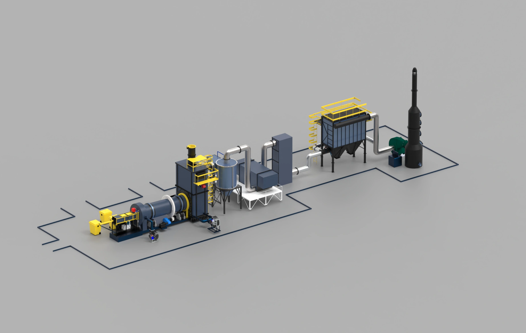 Rotary Industrial Waste Incinerator – BRS Series