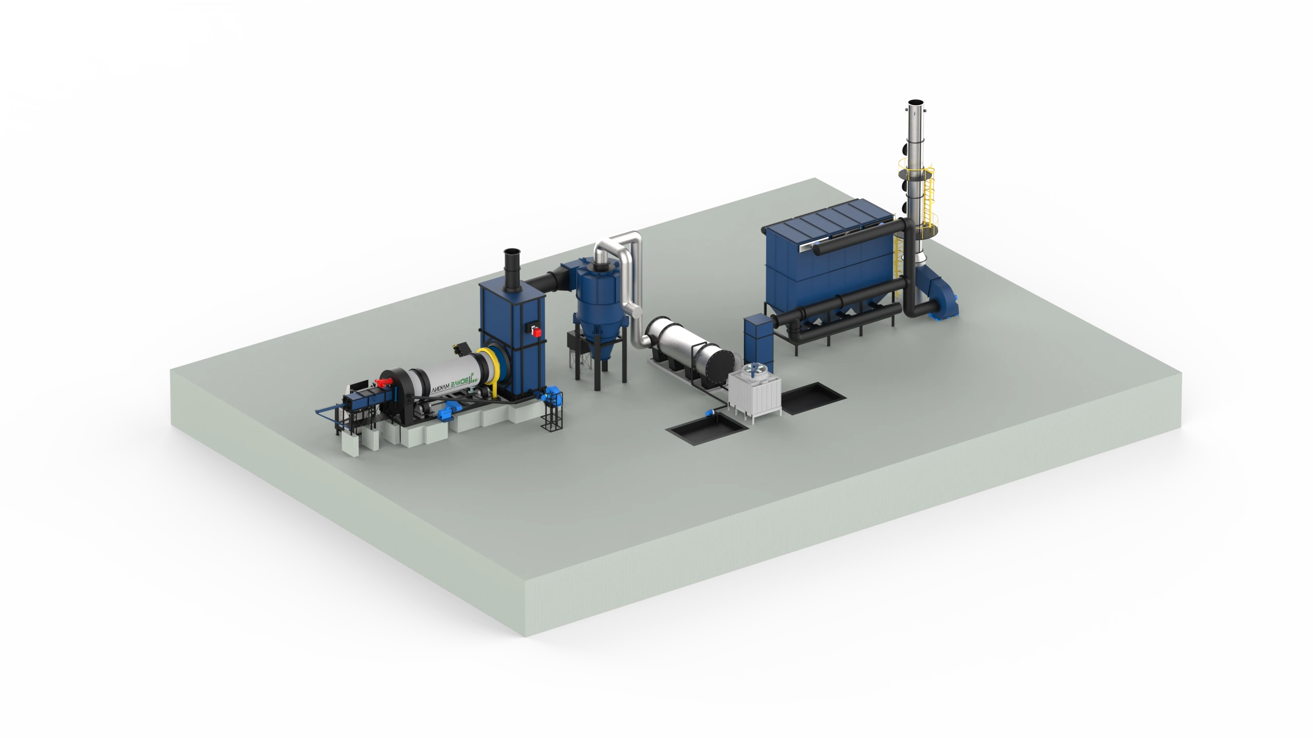 Rotary Industrial Waste Incinerator – BRSH Series