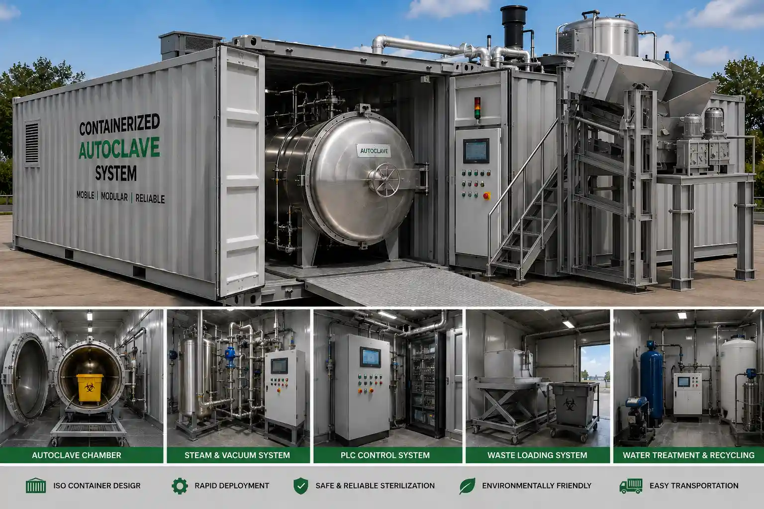 Containerized Autoclave Systems Containerized Autoclave Systems