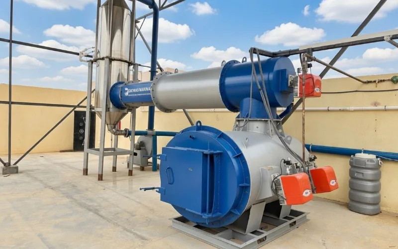 Static-incinerator-for-hazardous-waste-with-emission-treatment-station